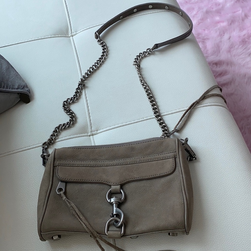 NWOT grey Rebecca Minkoff purse